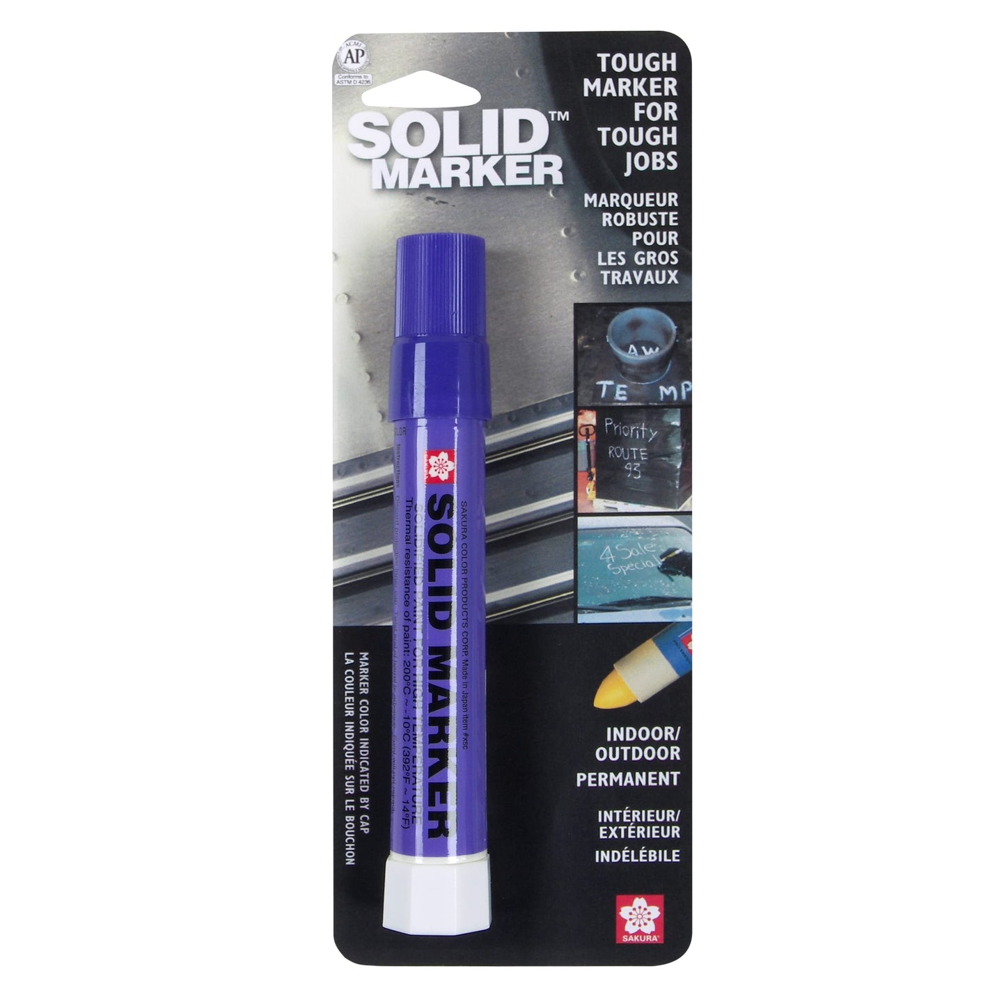 Sakura Solid Paint Markers - Permanent Marker Paint Pens - Window, Wood, & Glass Marker - Black Paint - 1 Pack