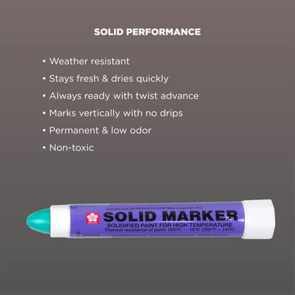 Sakura Solid Paint Markers - Permanent Marker Paint Pens - Window, Wood, & Glass Marker - Black Paint - 1 Pack