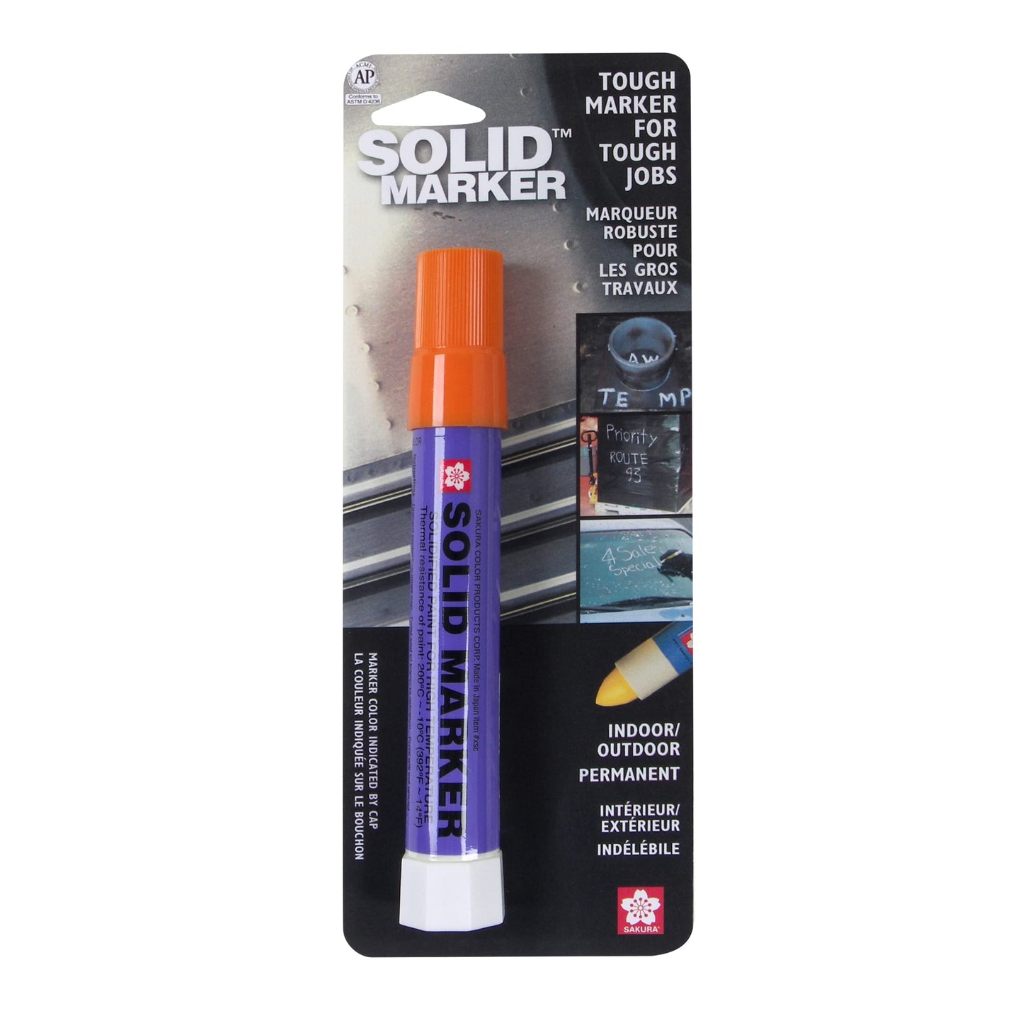 Sakura Solid Paint Markers - Permanent Marker Paint Pens - Window, Wood, & Glass Marker - Black Paint - 1 Pack