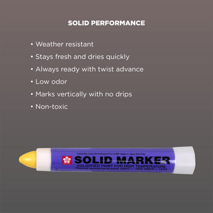 Sakura Solid Paint Markers - Permanent Marker Paint Pens - Window, Wood, & Glass Marker - Black Paint - 1 Pack